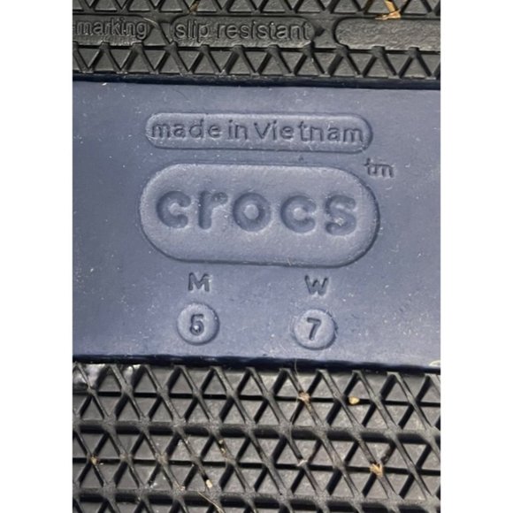 Crocs womens size 7 clogs bistro blue slip resistant comfort lightweight - Picture 6 of 16